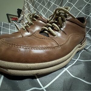 Rockport Tan Leather Oxfords